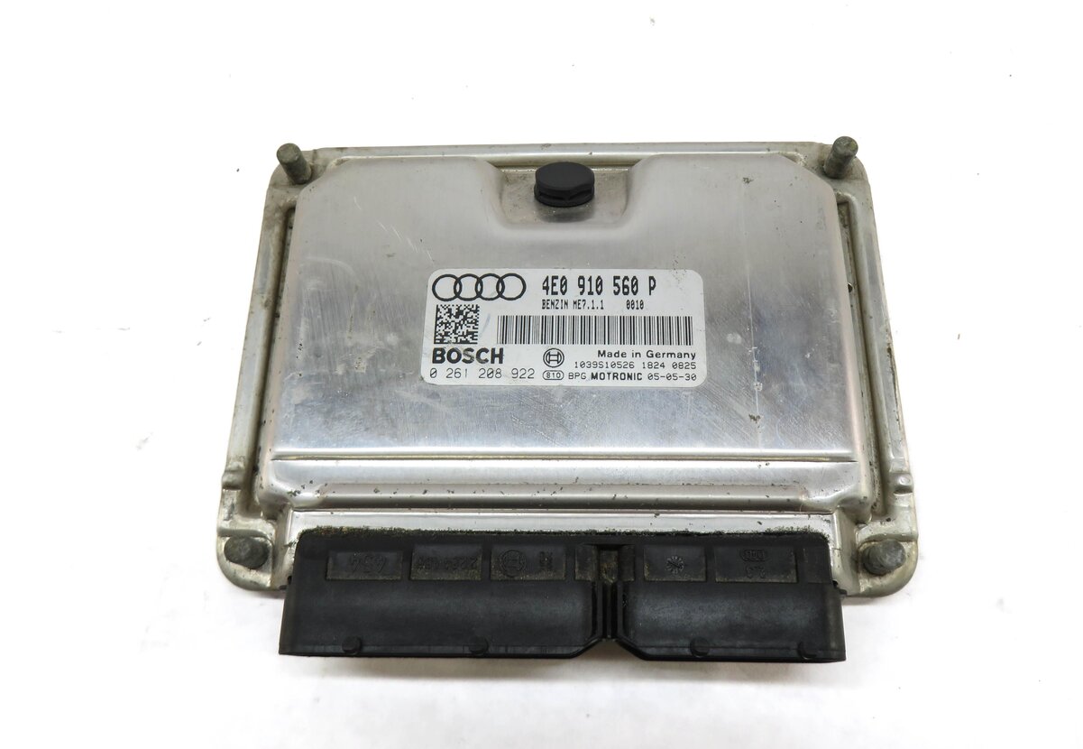 Thumbnail 2: 2006 AUDI A8 (D3) 4.2L BGK V8 ENGINE CONTROL MODULE COMPUTER