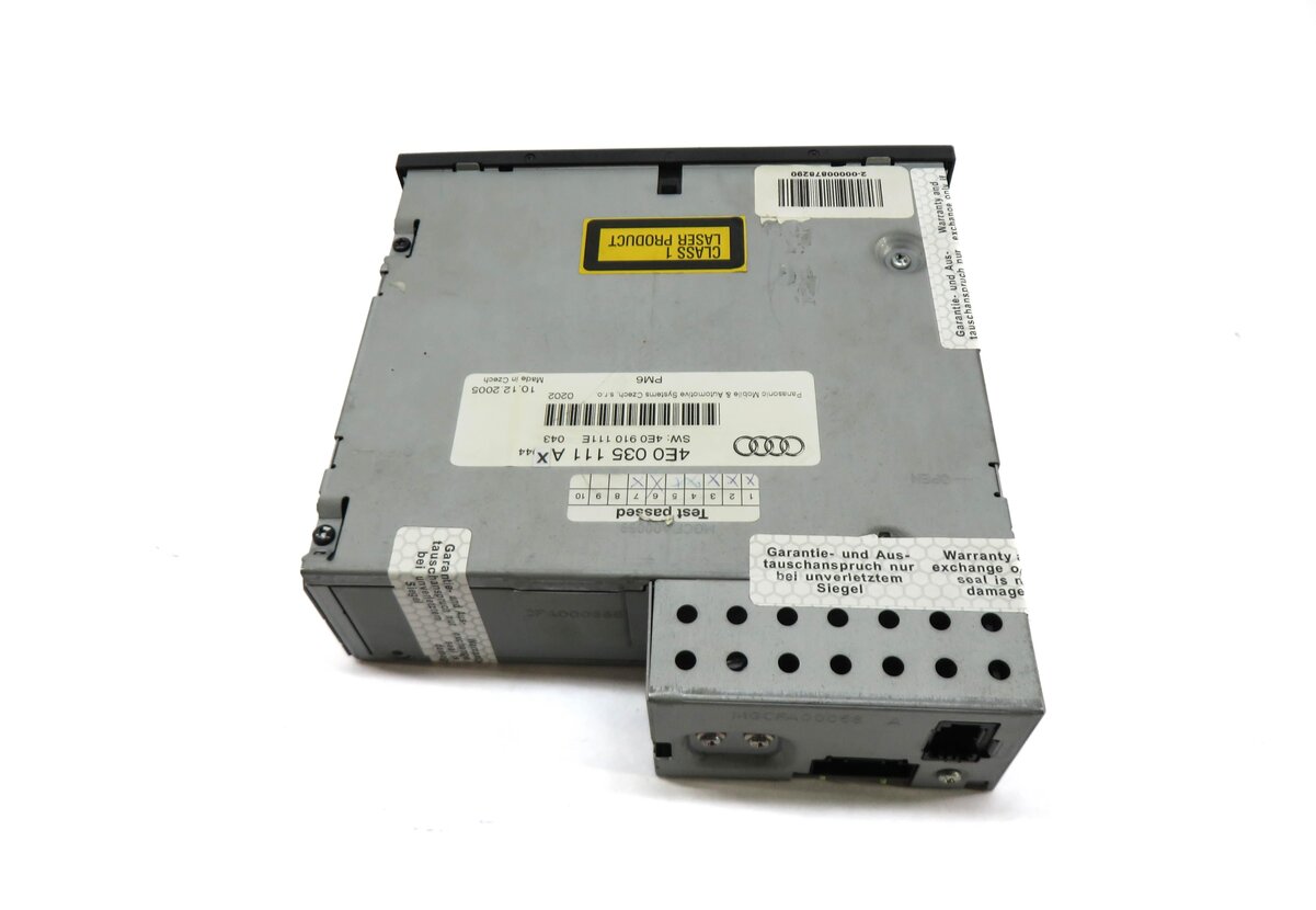 Thumbnail 4: 2003-2009 AUDI A6 S6 A8 (C5 D3) RADIO STEREO 6-DISC CD CHANGER PLAYER READER