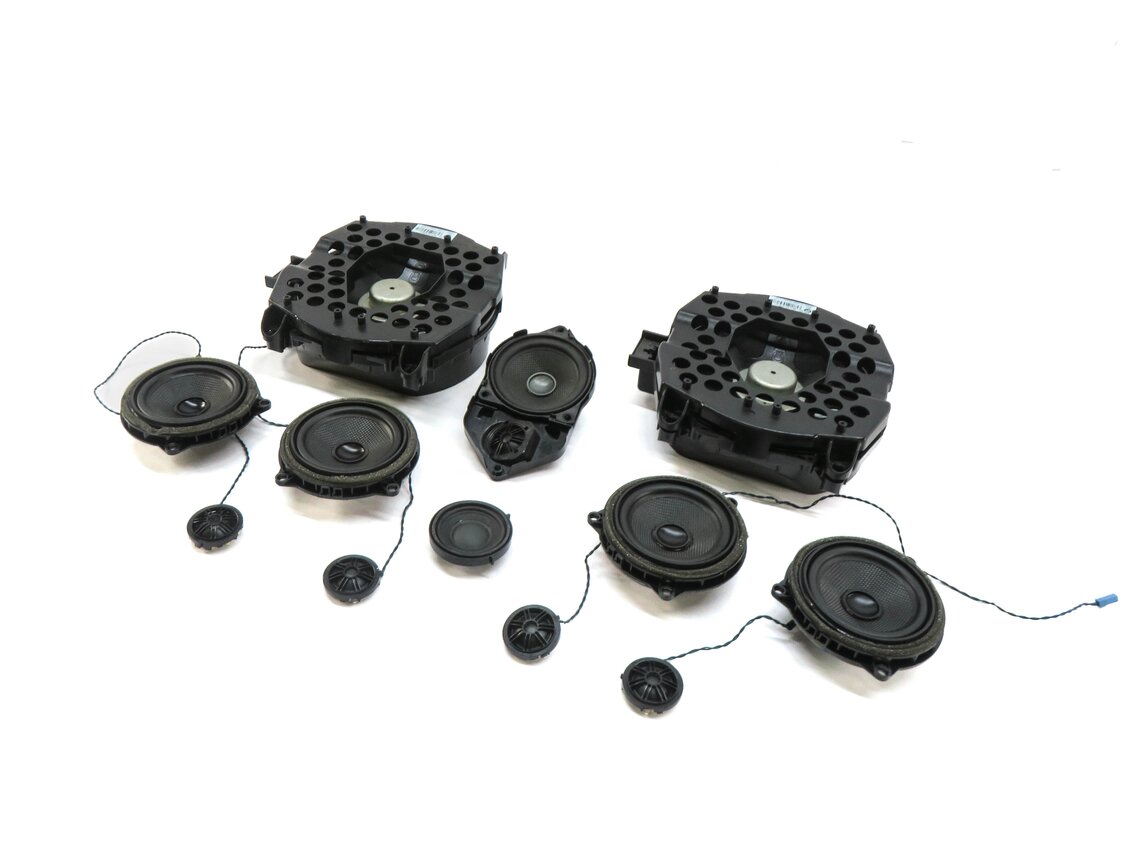 Thumbnail 2: 2011 BMW X3 (F25) RADIO STEREO AUDIO SUB SUBWOOFER TWEETER SPEAKER SET