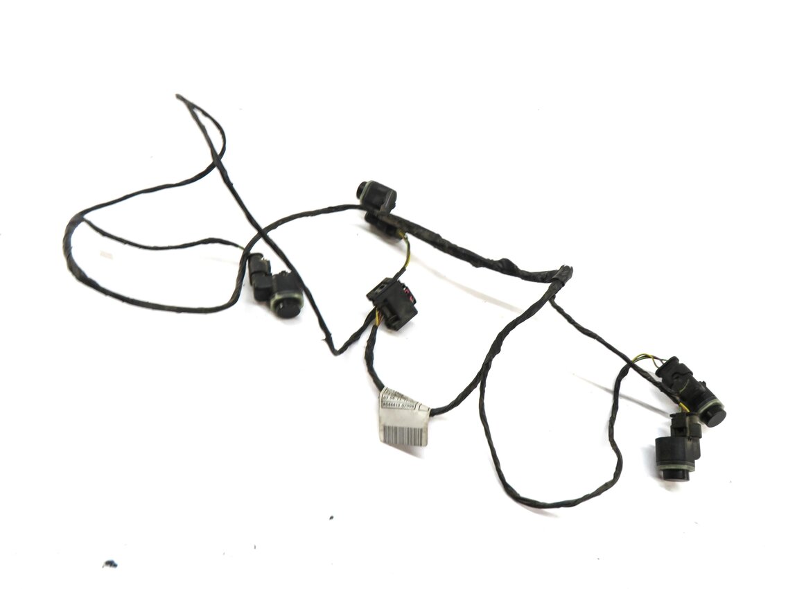 2011 BMW X3 (F25) REAR PDC PARK DISTANCE SENSOR SET w/ HARNESS (BLACK)