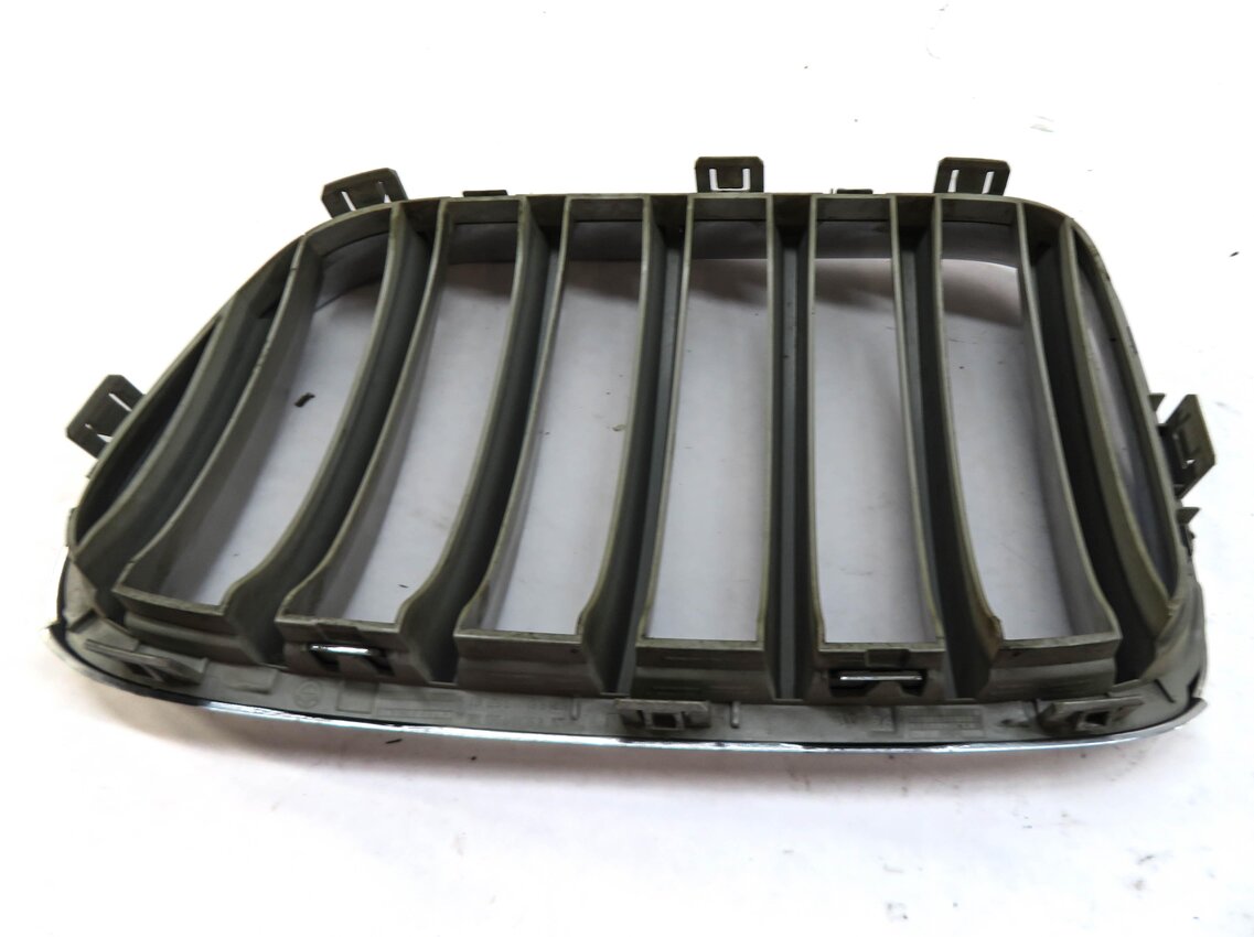 Thumbnail 5: 2011-2017 BMW X3 (F25) FRONT LEFT & RIGHT HOOD KIDNEY GRILLE SET (TITANIUM FINS)