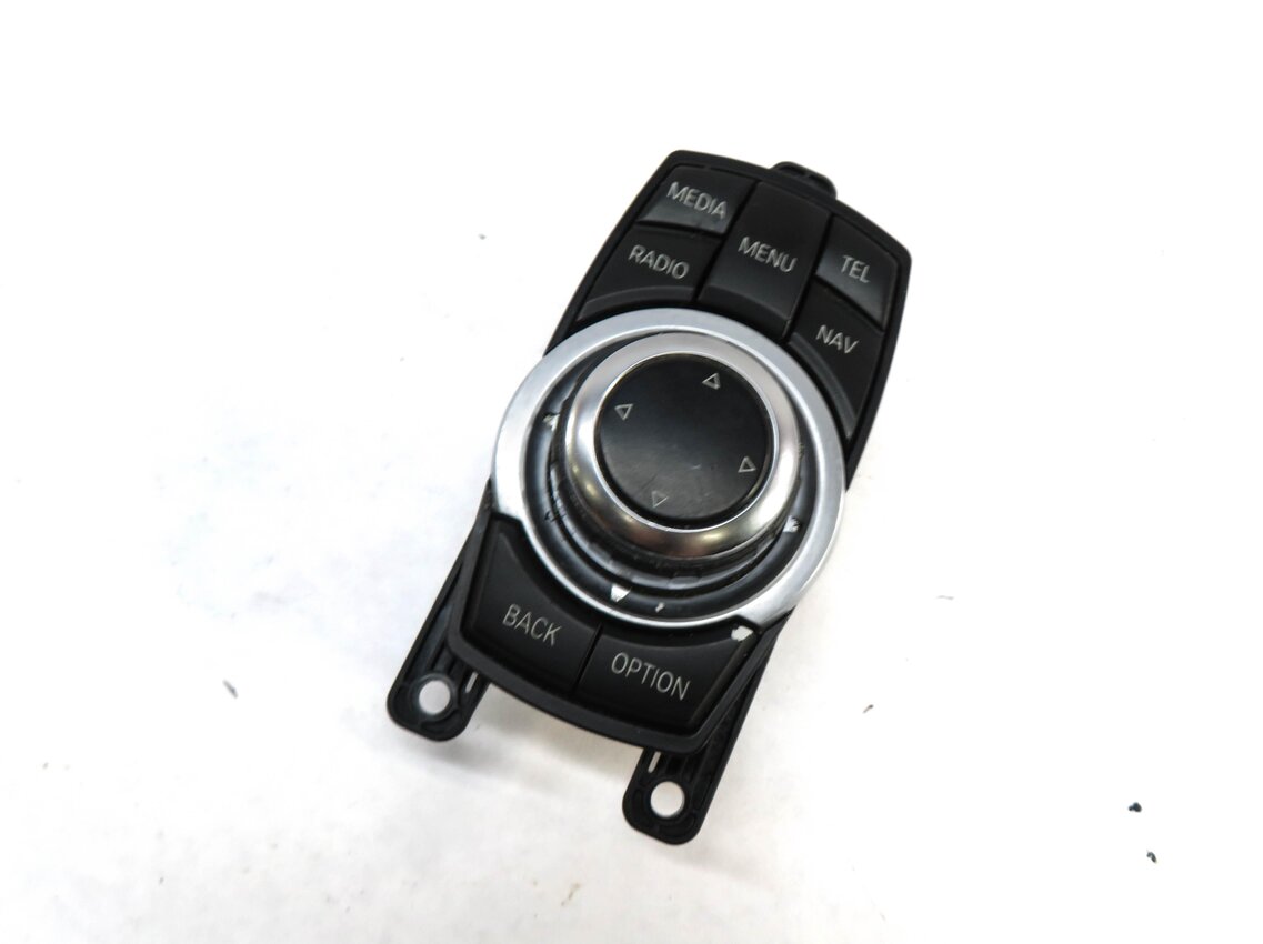 Thumbnail 1: 2011 BMW X3 (F25) RADIO STEREO MEDIA GPS NAVIGATION iDRIVE CONTROL KNOB SWITCH