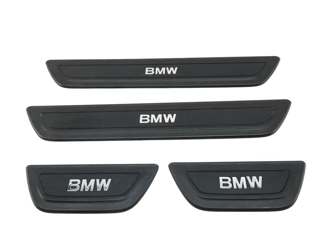 Thumbnail 2: 2011 BMW X3 (F25) FRONT & REAR DOOR SILL SCUFF PANEL TRIM SET-4