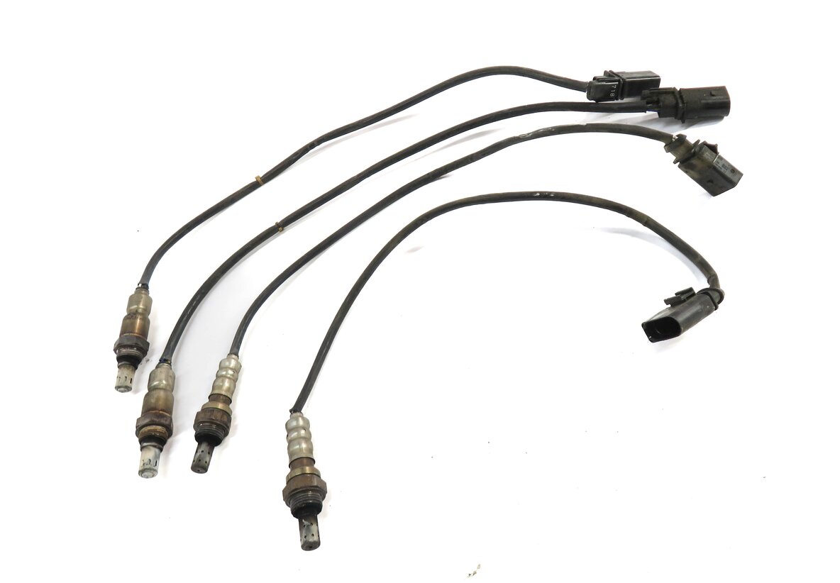 Thumbnail 3: 2013 AUDI S4 (B8 8K) 3.0L CGXC PRE POST CAT O2 OXYGEN LAMBDA PROBE SENSOR SET-4