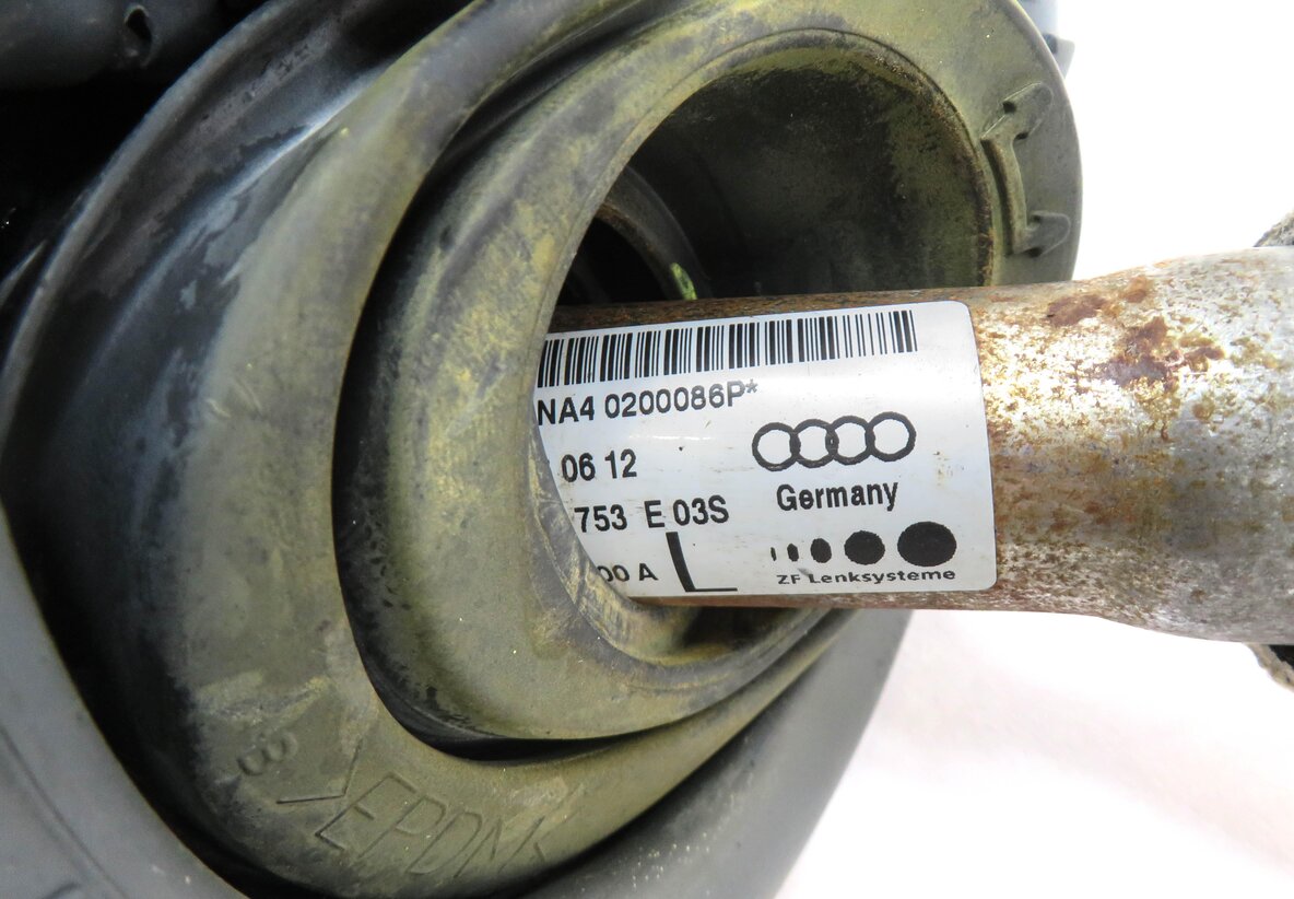 Thumbnail 4: 2013 AUDI S4 (B8 8K) AWD STEERING COLUMN SHAFT U-JOINT LINKAGE COUPLER SHAFT
