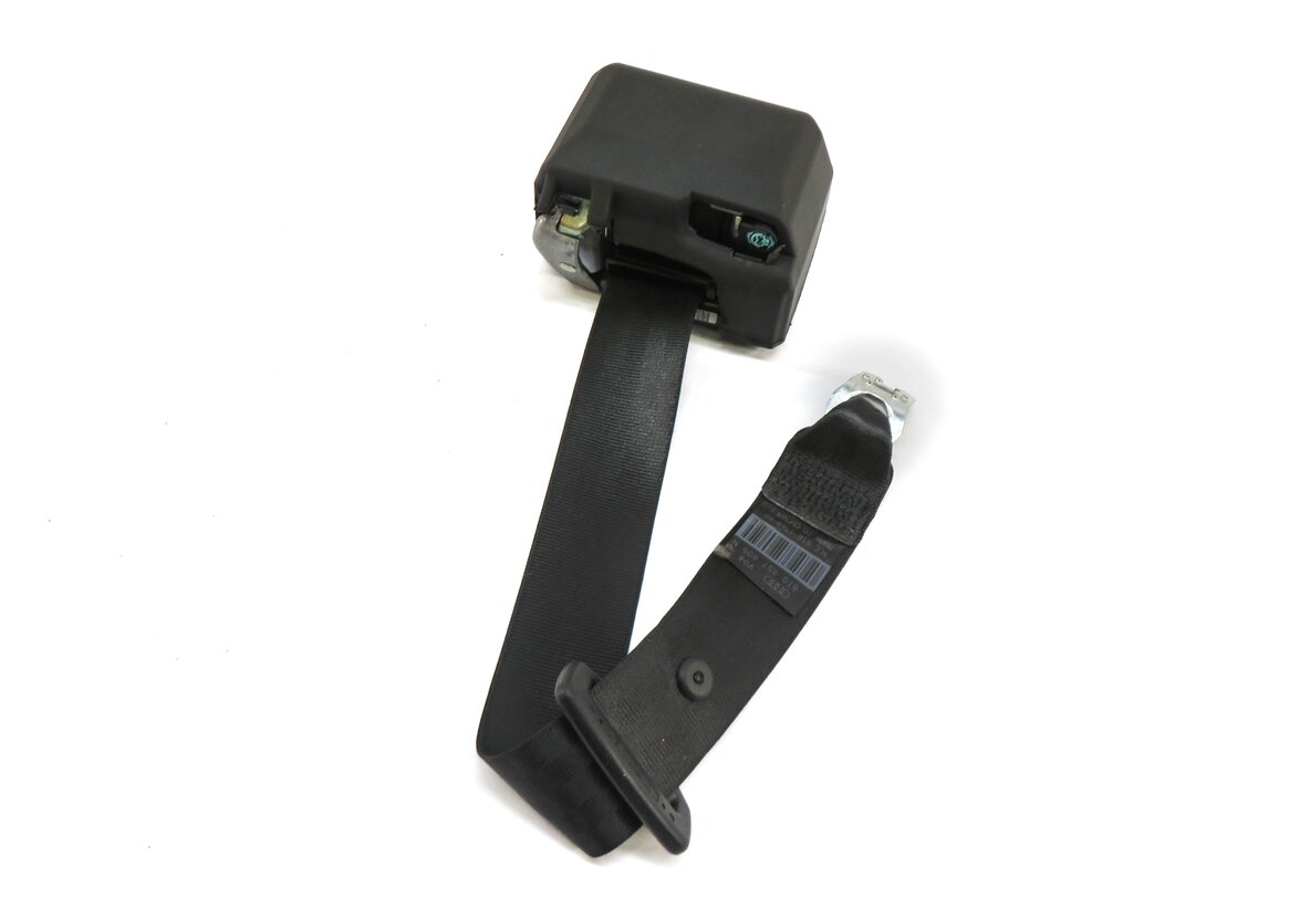 2013 AUDI S4 (B8 8K) REAR SEAT LEFT SEATBELT RETRACTOR (BLACK)
