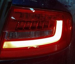 Thumbnail 2: 13-16 AUDI A4 S4 B8 8K REAR RIGHT PASSENGER OUTER TAILLIGHT BRAKE LIGHT LAMP LED