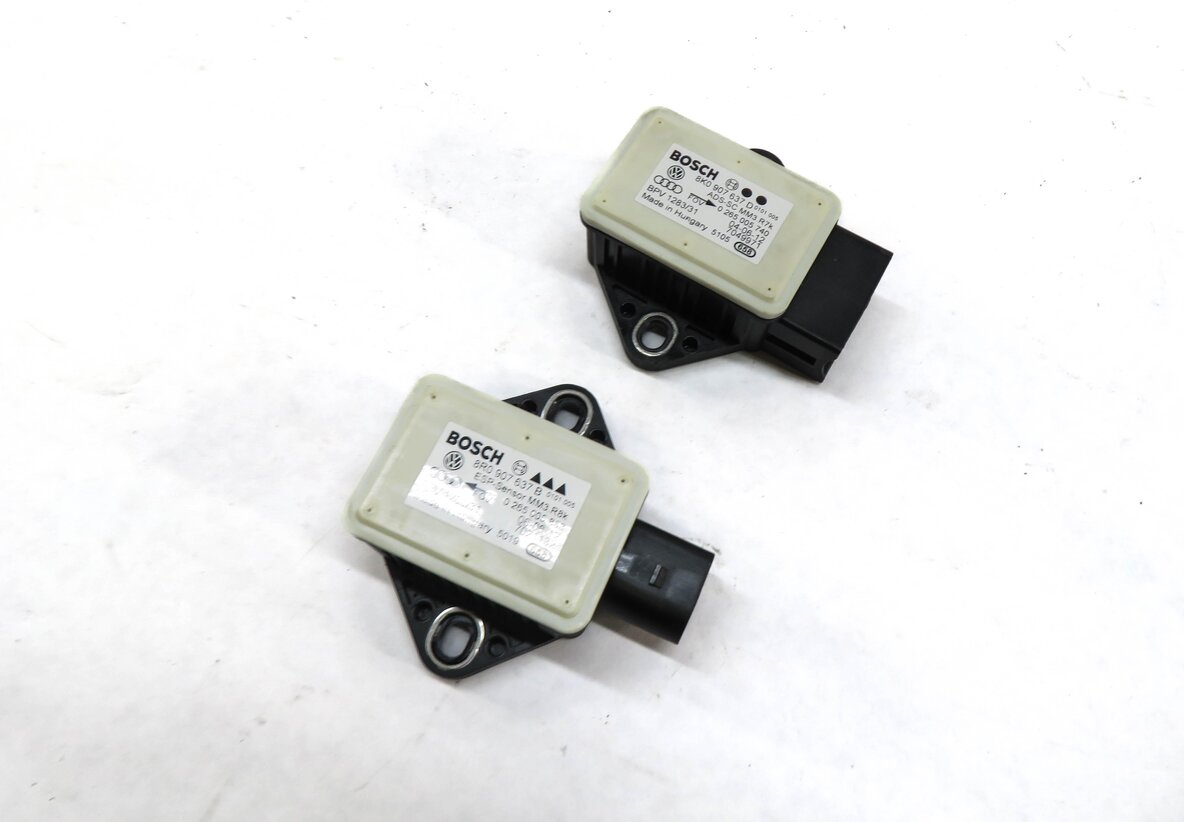 2013 AUDI S4 (B8 8K) DSC YAW SPEED ACCELERATION ROTATION STABILITY SENSOR SET-2