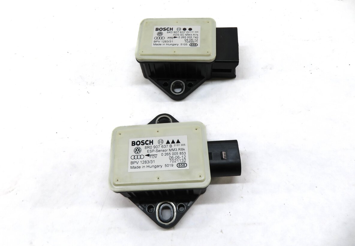 Thumbnail 2: 2013 AUDI S4 (B8 8K) DSC YAW SPEED ACCELERATION ROTATION STABILITY SENSOR SET-2