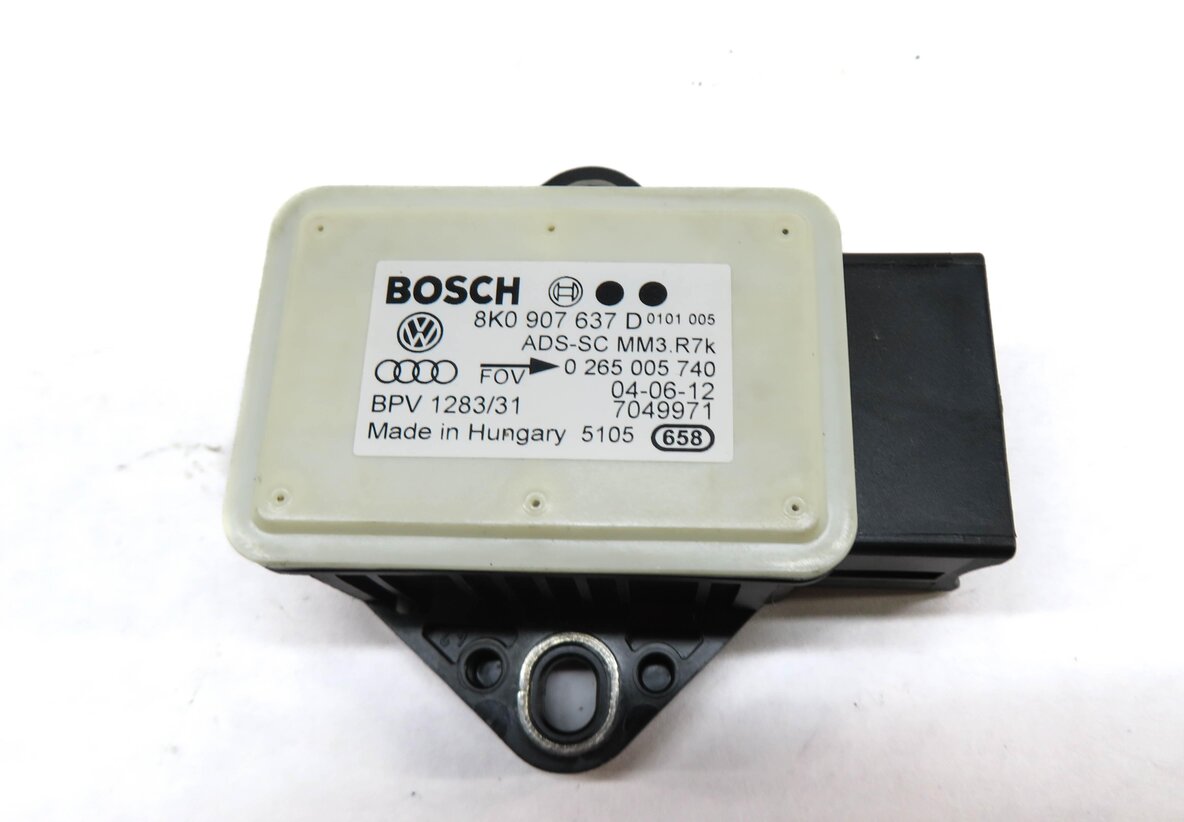 Thumbnail 3: 2013 AUDI S4 (B8 8K) DSC YAW SPEED ACCELERATION ROTATION STABILITY SENSOR SET-2