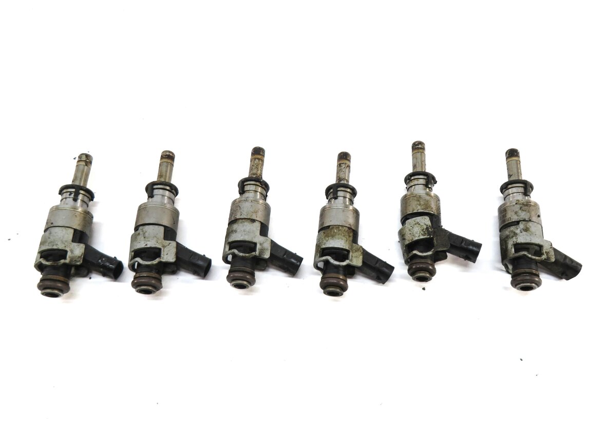 Thumbnail 2: 2011-2015 AUDI A6 A7 A8 Q5 Q7 S4 S5 (C7 D4 4L B8 8R 8T) 3.0L FUEL INJECTOR SET