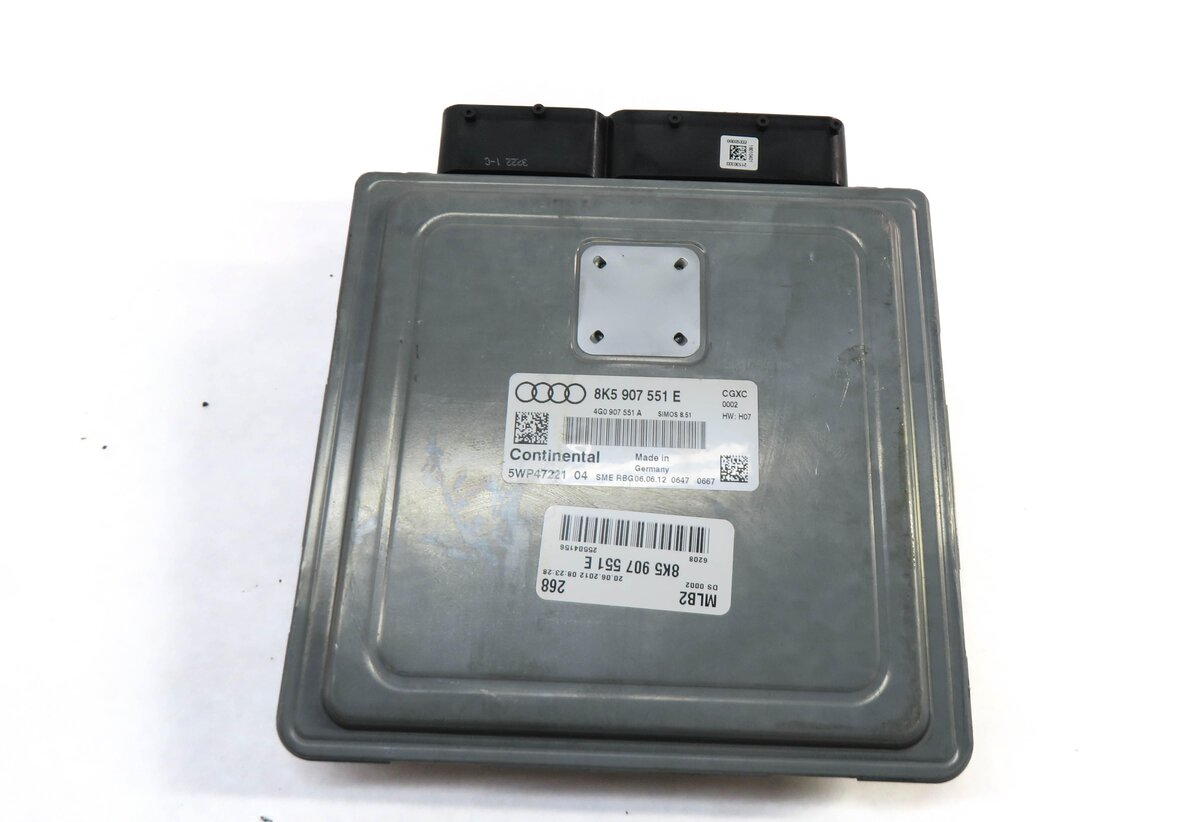 Thumbnail 4: 2013-2014 AUDI S4 (B8 8K) 3.0L CGXC ENGINE ECM BCM IMMOBILIZER MODULE KEY SET