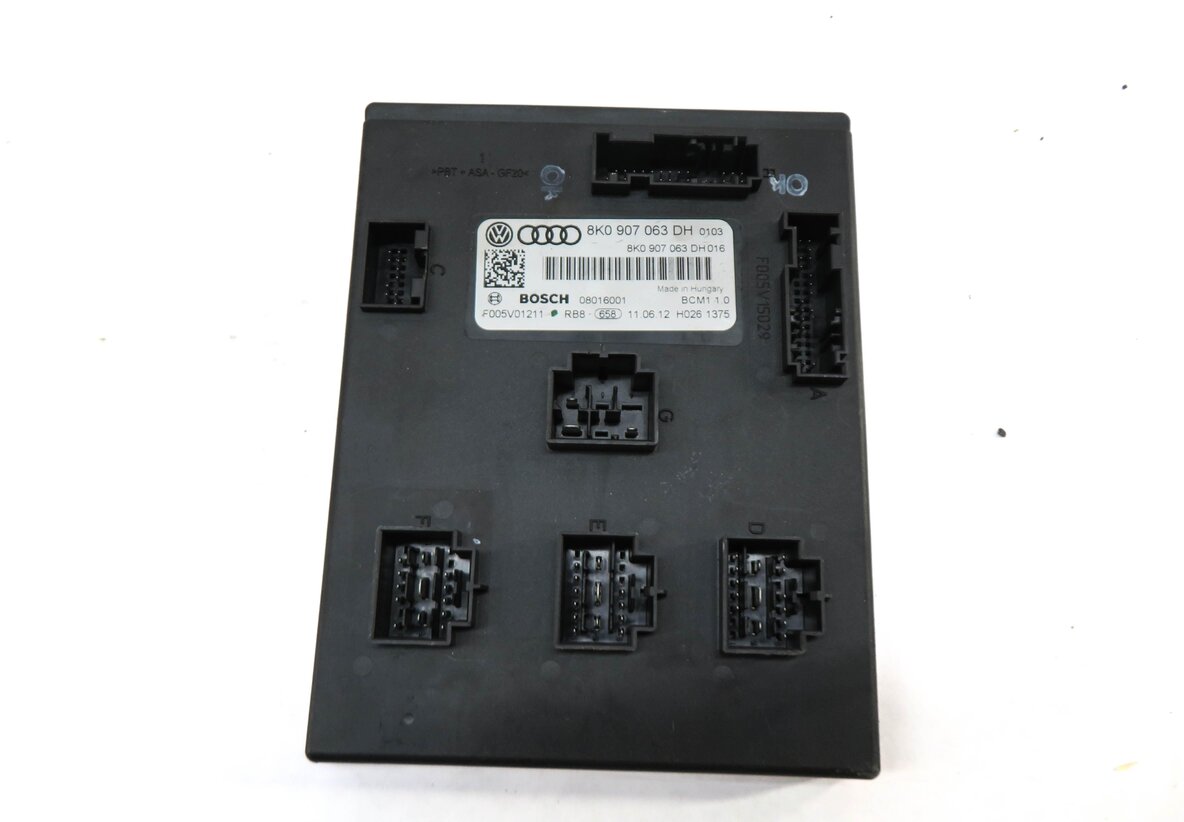 Thumbnail 5: 2013-2014 AUDI S4 (B8 8K) 3.0L CGXC ENGINE ECM BCM IMMOBILIZER MODULE KEY SET
