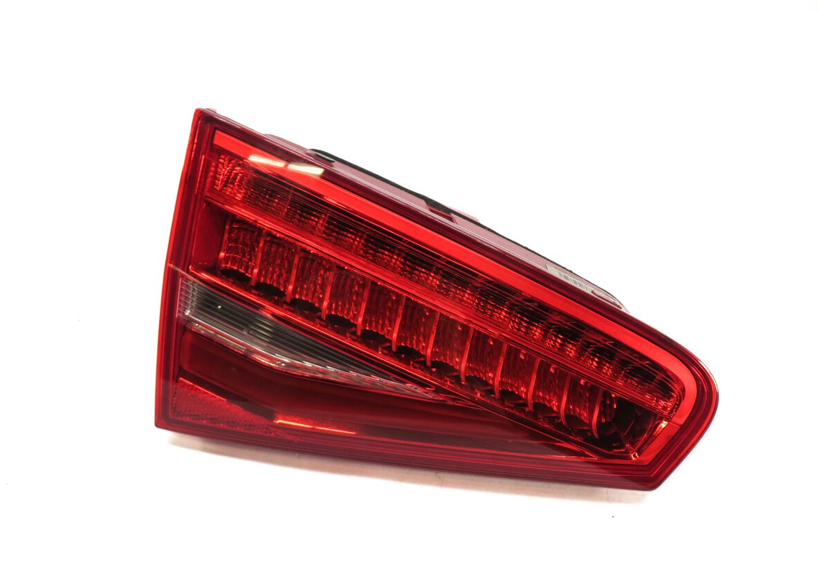 13-16 AUDI A4 S4 (B8 8K) REAR LEFT DRIVER INNER TRUNK TAILLIGHT LIGHT LAMP - LED