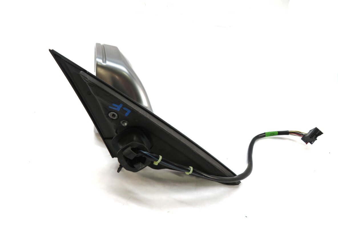 Thumbnail 4: 10-16 AUDI S4 (B8 8K) LEFT MANUAL FOLD HEATED AUTODIM DOOR MIRROR (ALUMINUM)