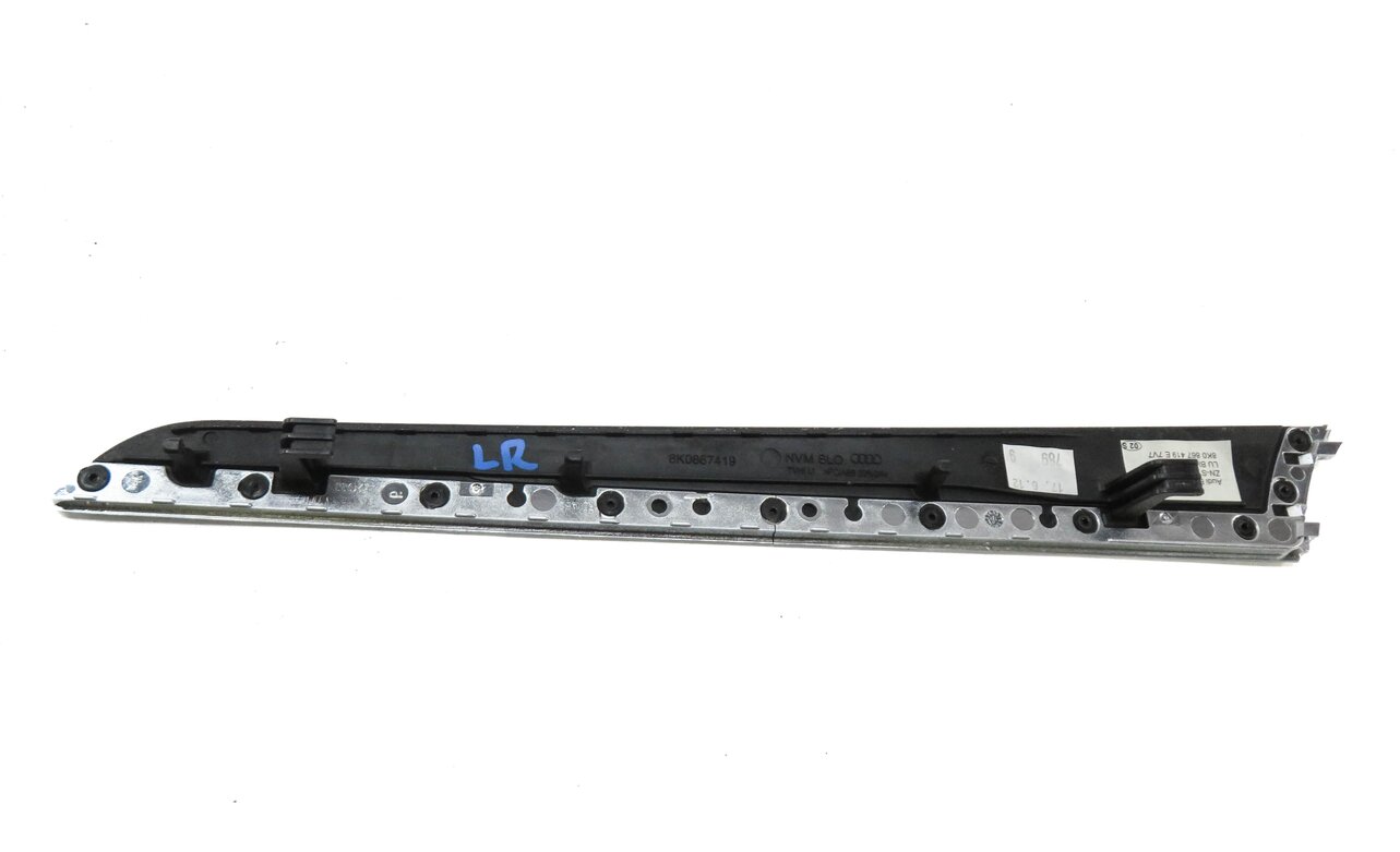 Thumbnail 2: 2013 AUDI S4 (B8 8K) LEFT REAR DOOR PANEL TRIM CARBON FIBER (CARBON ATLAS 5MK)