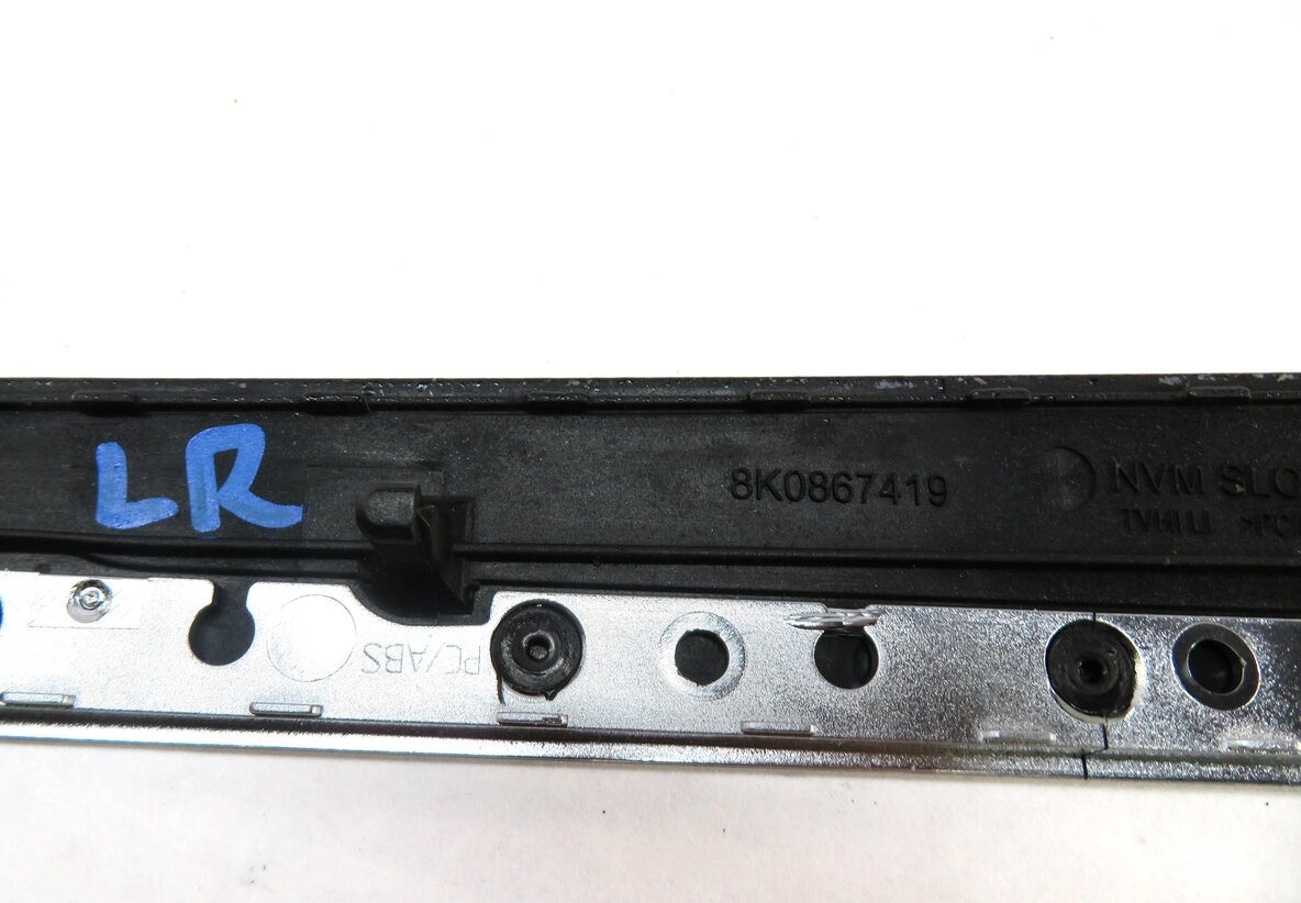 Thumbnail 3: 2013 AUDI S4 (B8 8K) LEFT REAR DOOR PANEL TRIM CARBON FIBER (CARBON ATLAS 5MK)