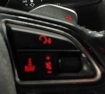 Thumbnail 3: 2013 AUDI S4 (B8 8K) DRIVER 3-SPOKE FLAT BOTTOM SPORT STEERING WHEEL w/ PADDLES