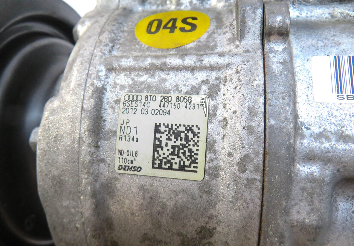 Thumbnail 6: 13-17 AUDI S4 S5 SQ5 Q5 (B8 8T 8R) 3.0L - A/C AIR CONDITIONING COMPRESSOR PUMP