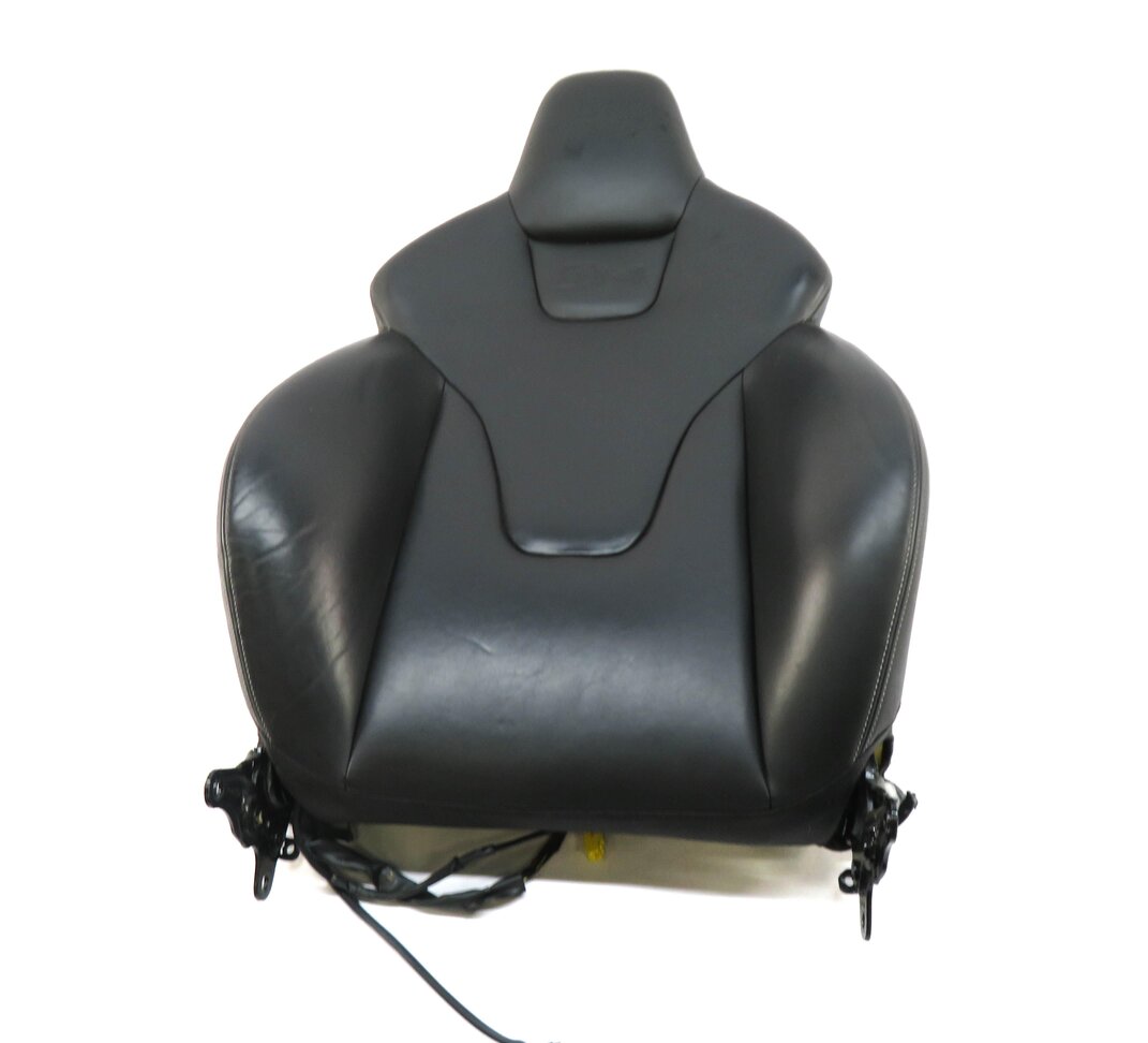 Thumbnail 2: 2013 AUDI S4 (B8 8K) RIGHT PASSENGER UPPER TOP HEATED SPORT SEAT CUSHION (BLACK)