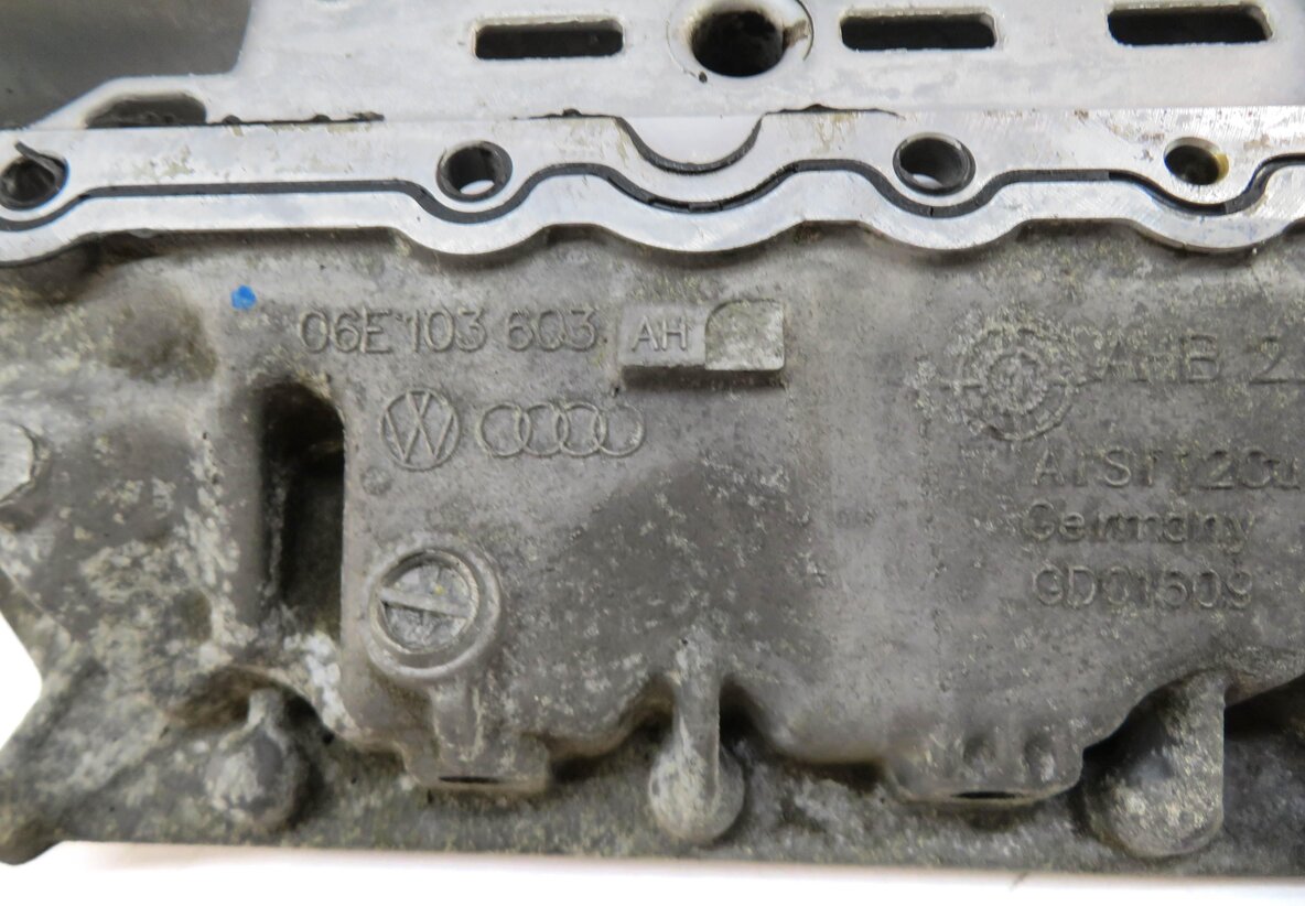 Thumbnail 6: 2013 AUDI S4 (B8 8K) 3.0L CGXC SUPERCHARGED ENGINE UPPER OIL PAN CRADLE