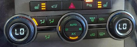 Thumbnail 2: 2012-2013 RANGE ROVER SPORT (L320) FRONT HEATER A/C TEMPERATURE CLIMATE CONTROL
