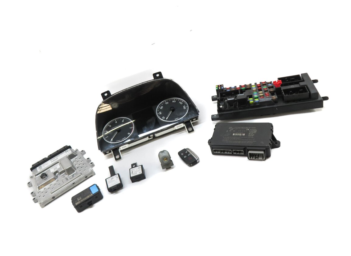 Thumbnail 15: 12-13 RANGE ROVER SPORT (L320) 5.0L SUPERCHARGED ENGINE ECM BCM MODULE KEY SET