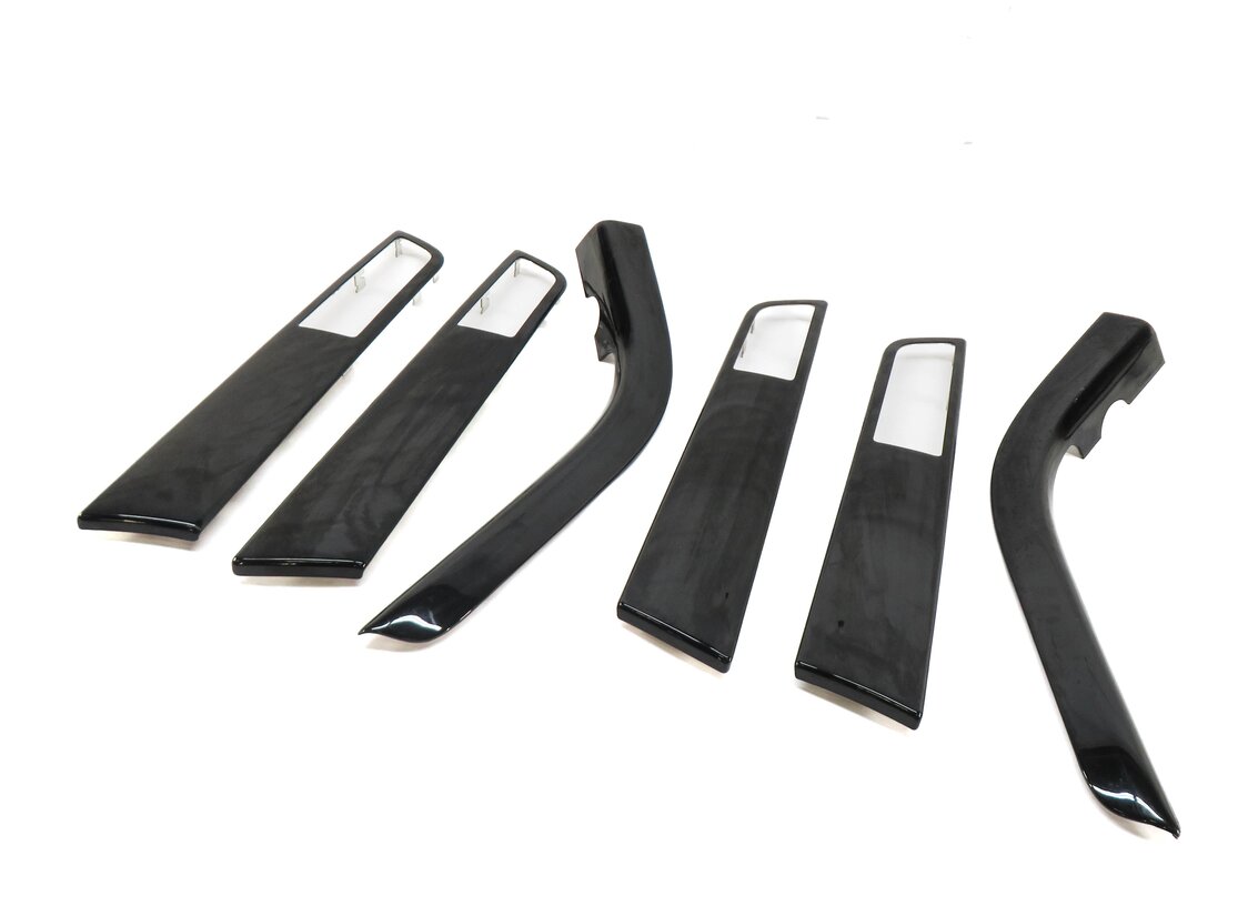 10 RANGE ROVER SPORT L320 FRONT REAR LEFT RIGHT DOOR & CONSOLE BLACK TRIM SET