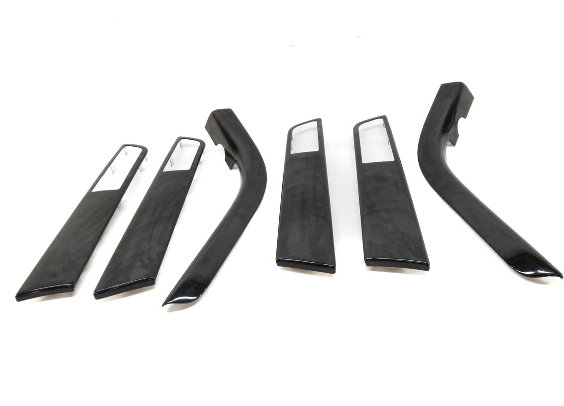 Thumbnail 2: 10 RANGE ROVER SPORT L320 FRONT REAR LEFT RIGHT DOOR & CONSOLE BLACK TRIM SET