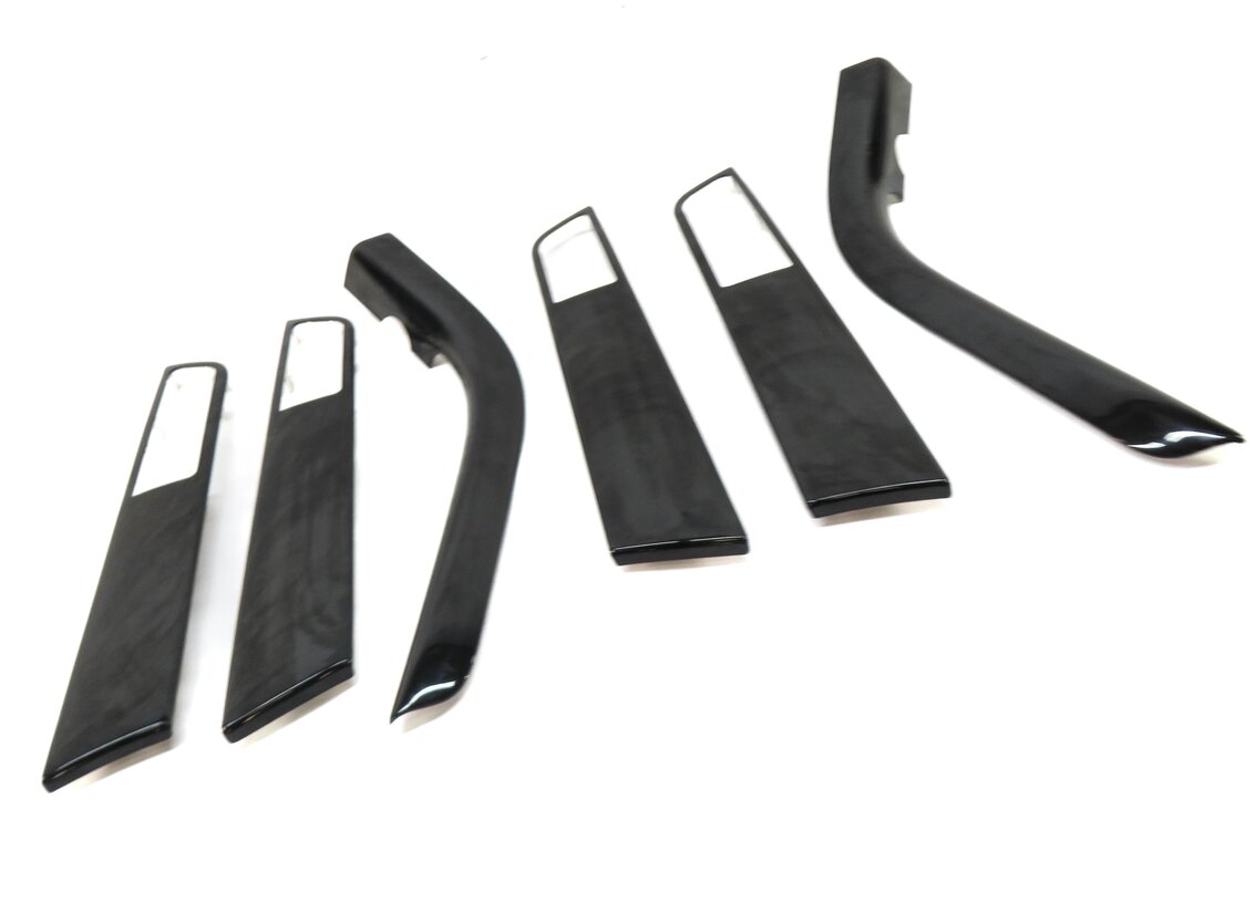 Thumbnail 3: 10 RANGE ROVER SPORT L320 FRONT REAR LEFT RIGHT DOOR & CONSOLE BLACK TRIM SET