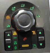 Thumbnail 2: 2010 RANGE ROVER SPORT (L320) CENTER CONSOLE TERRAIN SELECT CONTROL PANEL KNOB