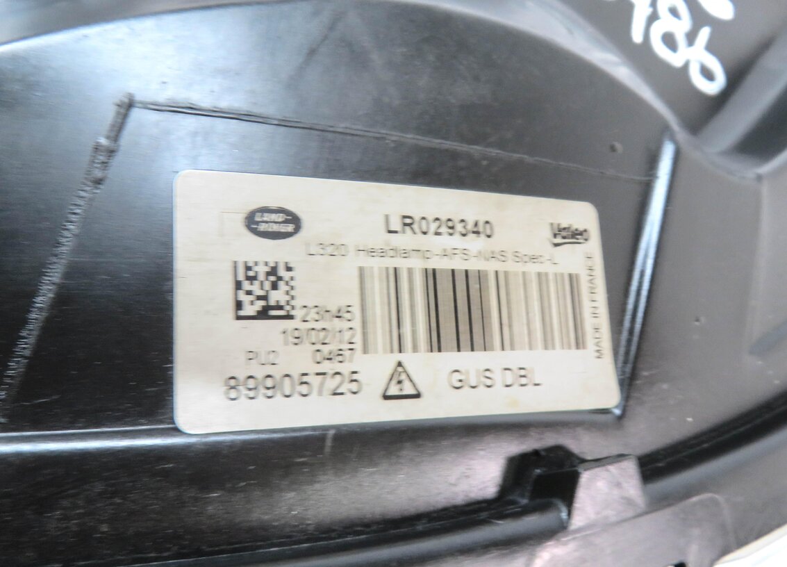 Thumbnail 7: 2010-2011 RANGE ROVER SPORT (L320) LEFT DRIVER HID ADAPTIVE XENON HEADLIGHT LAMP