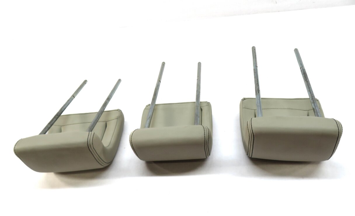 Thumbnail 4: 2010 RANGE ROVER SPORT (L320) REAR LEFT RIGHT CENTER HEADREST SET IVORY LEATHER