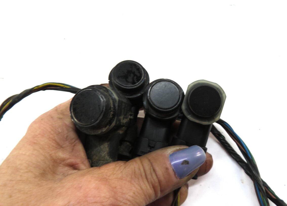 Thumbnail 4: 2010 RANGE ROVER SPORT L320 REAR PARK ASSIST PDC SENSOR SET/4 w/ HARNESS (BLACK)