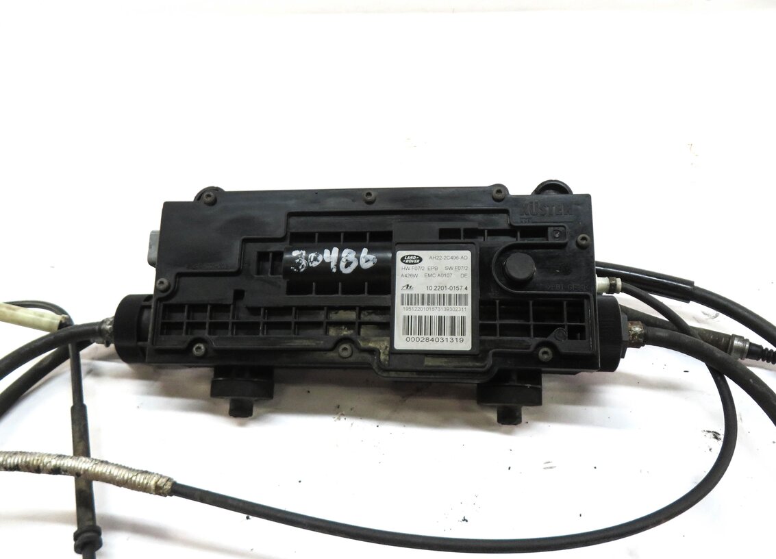 Thumbnail 3: 2010 RANGE ROVER SPORT (L320) EMERGENCY HILL PARKING BRAKE ACTUATOR w/ CABLES