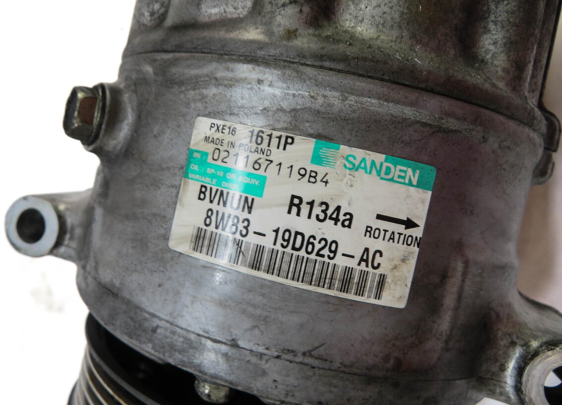 Thumbnail 6: 2010-2013 LAND ROVER LR4 - RANGE ROVER SPORT (L320) A/C AIR COMPRESSOR PUMP