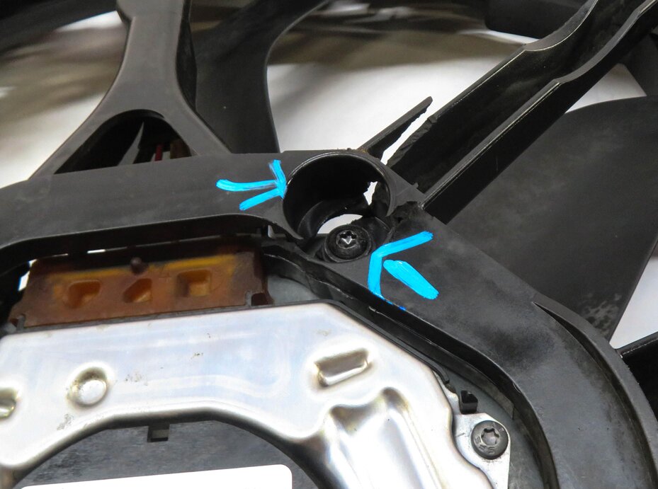Thumbnail 8: 07-16 BMW 135i 335i X1 Z4 (E84 E87 E90 E89) 600 WATT RADIATOR COOLING FAN MOTOR