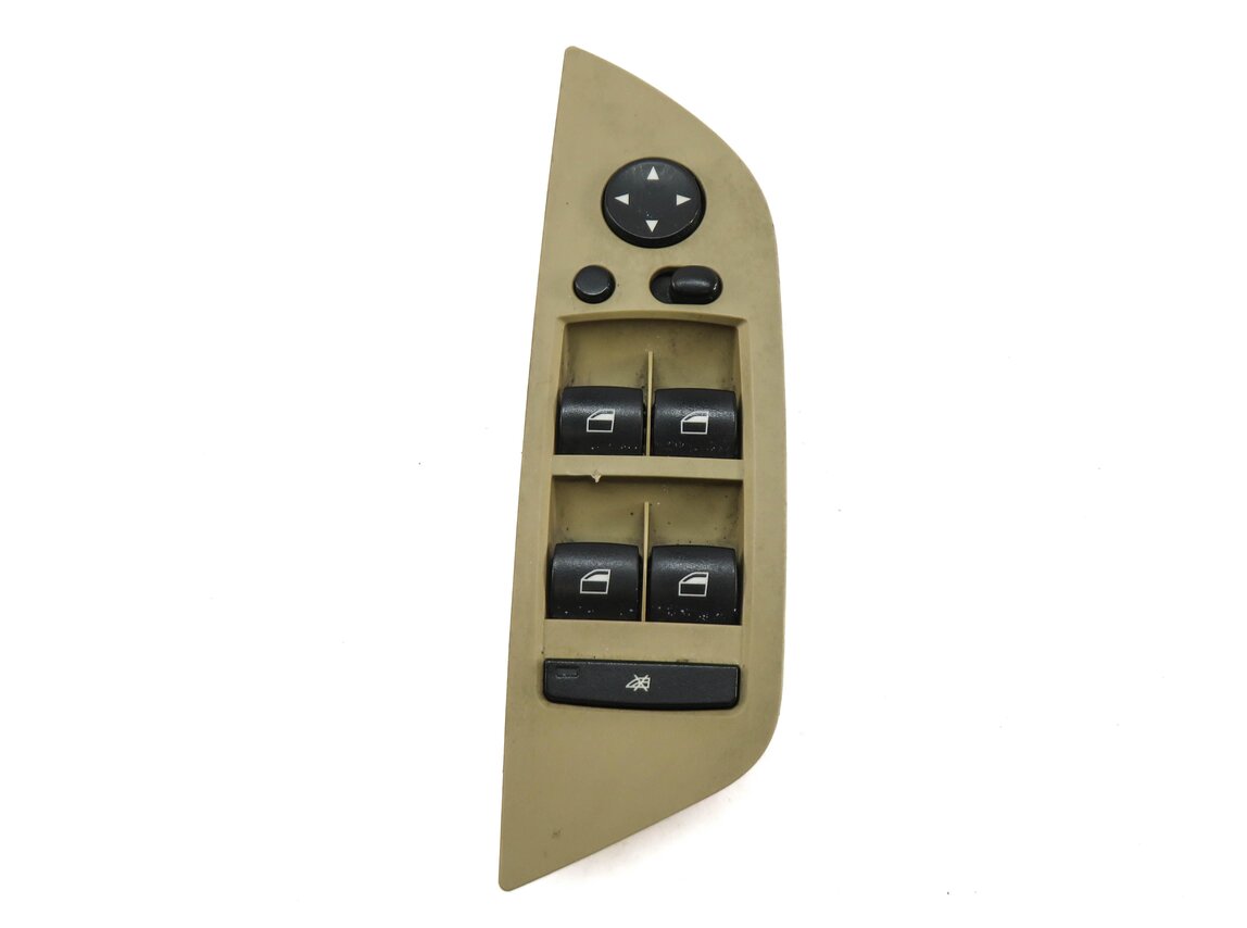 Thumbnail 2: 2012-2015 BMW X1 (E84) LEFT DRIVER DOOR P-FOLD MASTER WINDOW SWITCH (BEIGE)