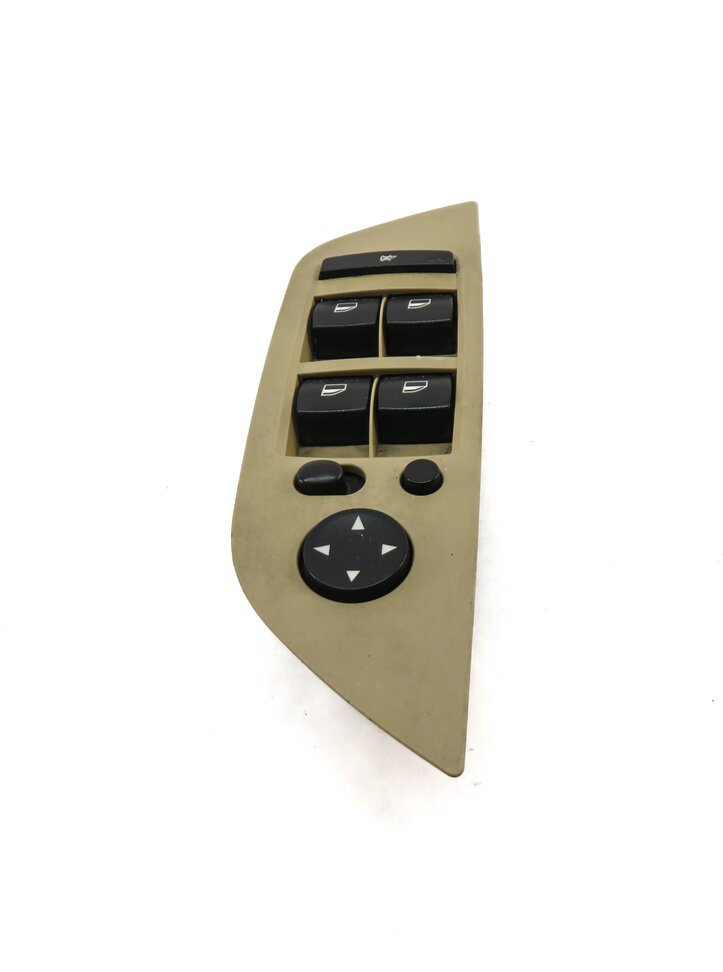 Thumbnail 3: 2012-2015 BMW X1 (E84) LEFT DRIVER DOOR P-FOLD MASTER WINDOW SWITCH (BEIGE)