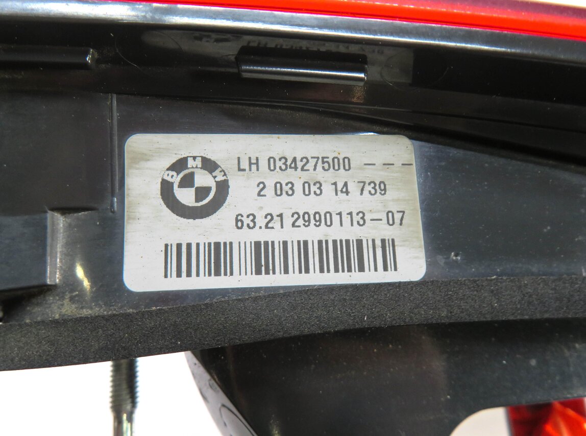 Thumbnail 6: 2012-2015 BMW X1 (E84) LEFT DRIVER REAR TRUNK INNER TAILLIGHT LIGHT LAMP
