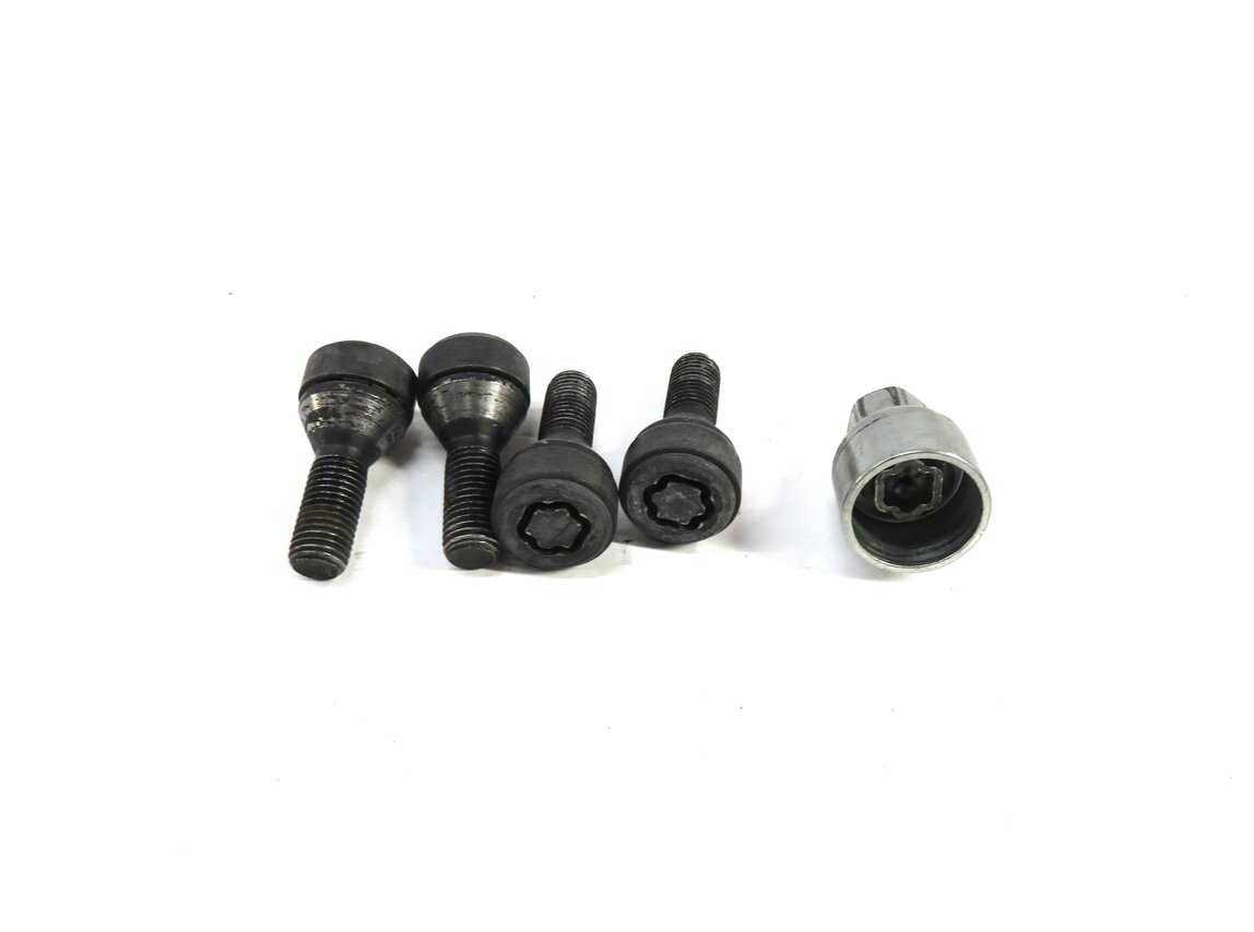 Thumbnail 2: 2015 BMW X1 (E84) LUG NUT WHEEL BOLT LOCK & KEY SET