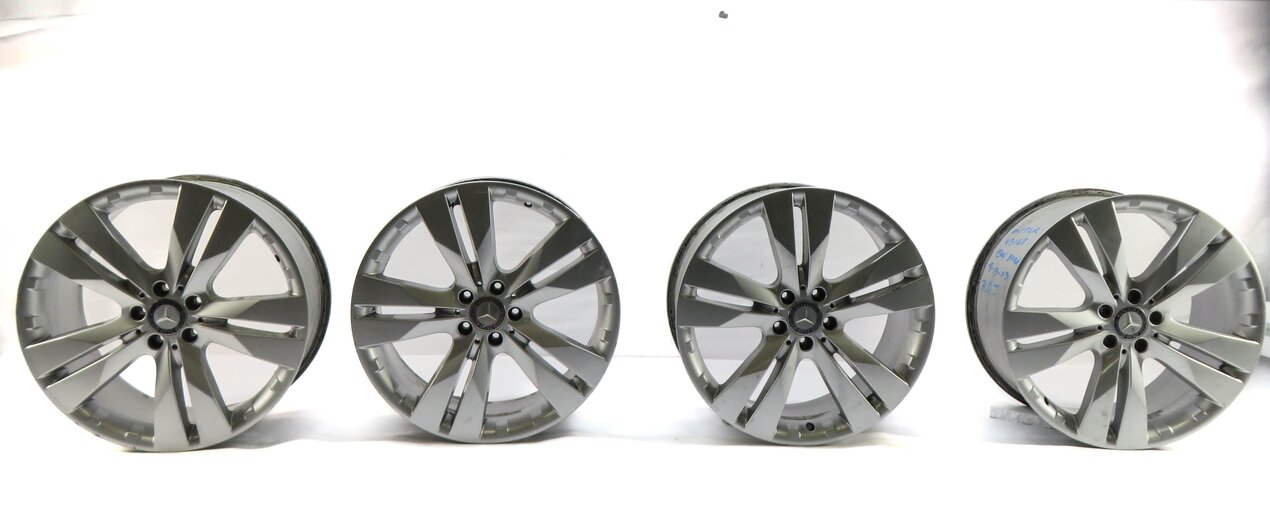 10-12 MERCEDES GL350 GL450 (X164) 20x8.5 ALUMINUM 5-SPLIT SPOKE WHEEL RIM SET