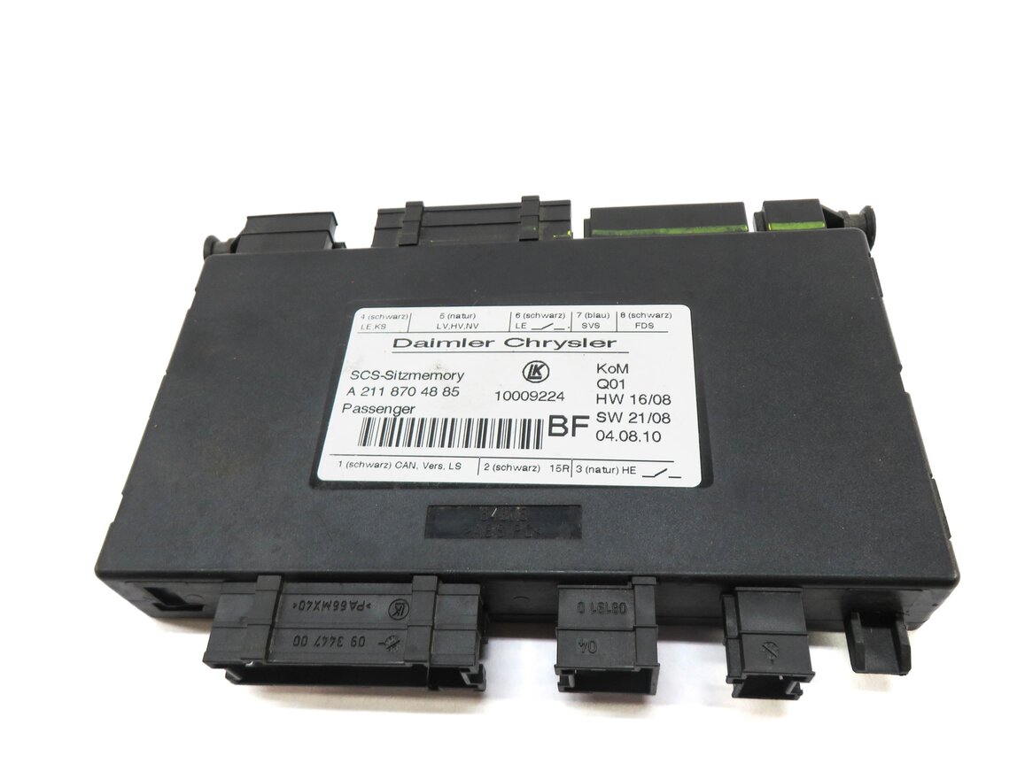 Thumbnail 2: 2011 MERCEDES GL350 (X164) RIGHT FRONT PASSENGER SEAT CONTROL MODULE