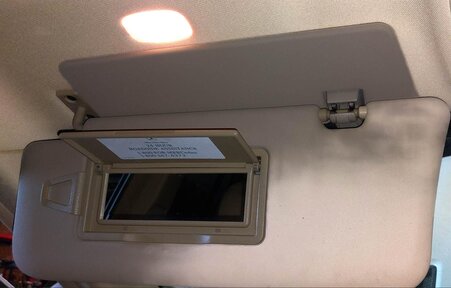 Thumbnail 2: 06-12 MERCEDES GL ML CLASS (W164 X164) FRONT LEFT & RIGHT SUNVISOR SET (BEIGE)