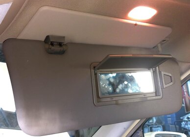Thumbnail 3: 06-12 MERCEDES GL ML CLASS (W164 X164) FRONT LEFT & RIGHT SUNVISOR SET (BEIGE)
