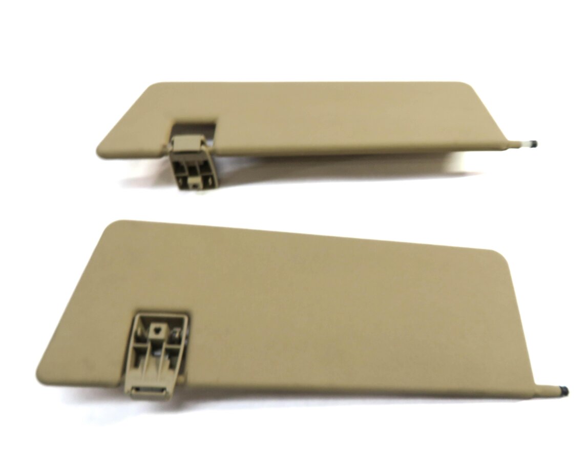 Thumbnail 6: 06-12 MERCEDES GL ML CLASS (W164 X164) FRONT LEFT & RIGHT SUNVISOR SET (BEIGE)