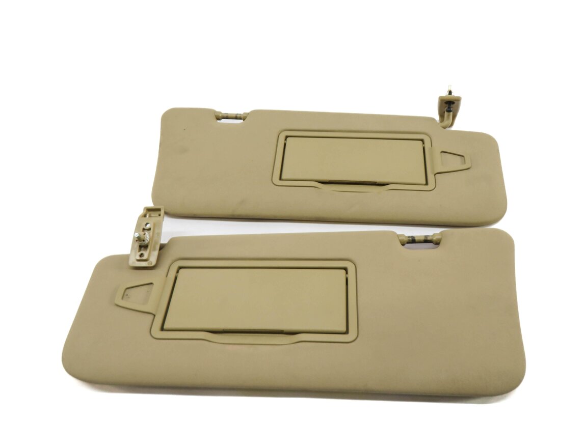 Thumbnail 7: 06-12 MERCEDES GL ML CLASS (W164 X164) FRONT LEFT & RIGHT SUNVISOR SET (BEIGE)