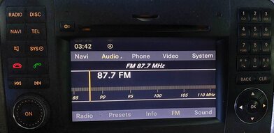 2010-2012 MERCEDES GL ML CLASS (W164 X164) RADIO STEREO CD NAVIGATION RECEIVER