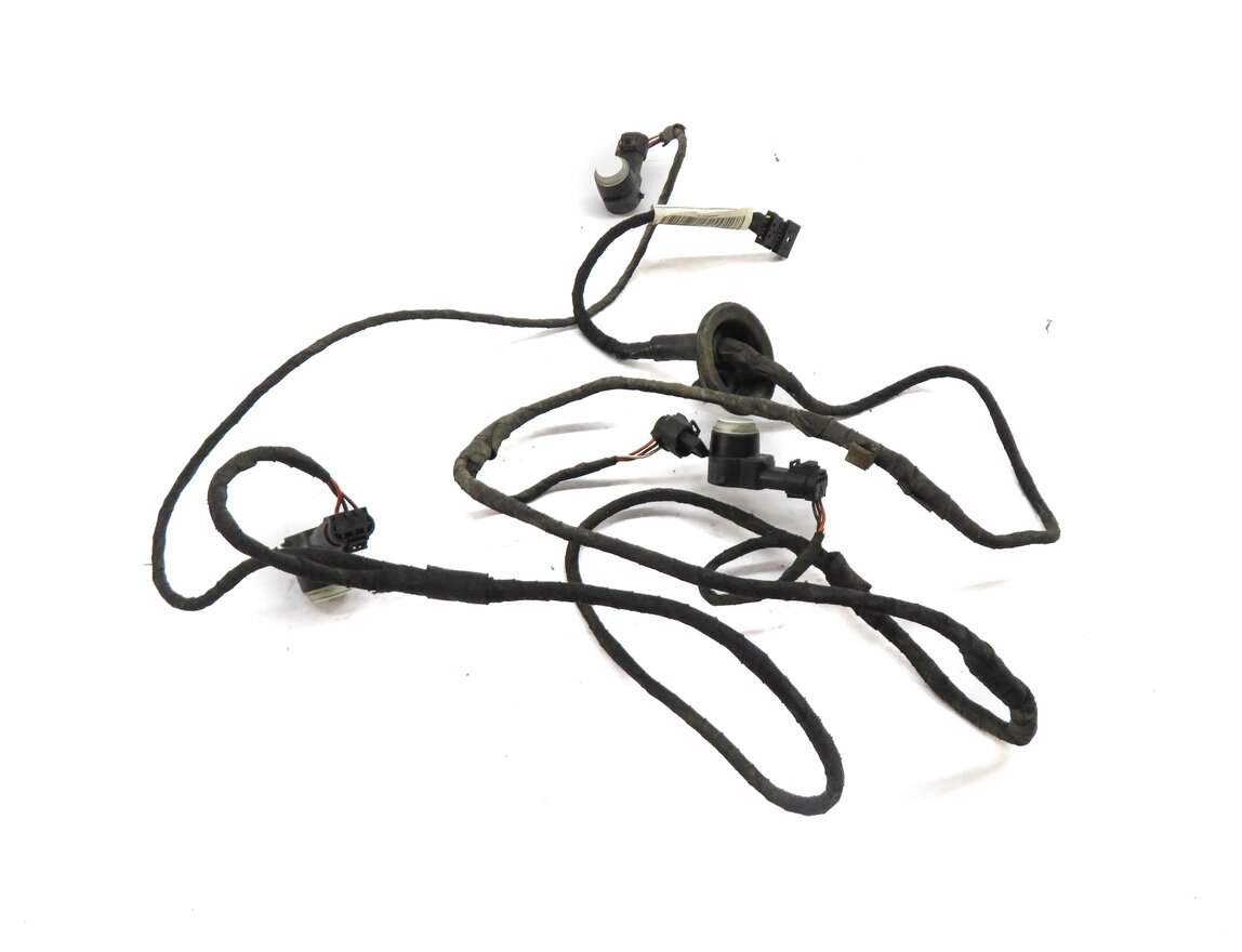 2011 MERCEDES GL350 (X164) REAR PDC PARK SENSOR SET-3 w/ HARNESS (DIAMOND WHITE)