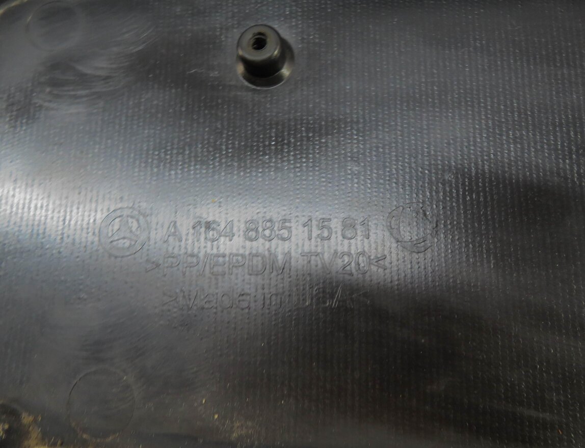 Thumbnail 5: 2011 MERCEDES GL350 (X164) FRONT LICENSE PLATE BRACKET BASE MOUNT RETAINER